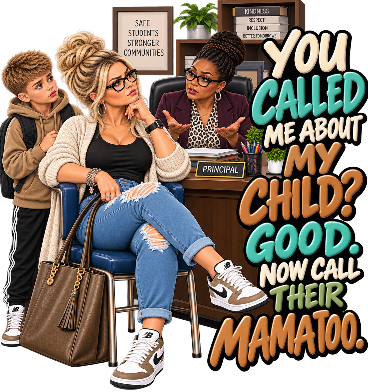 You Called Me About My Child T-Shirt | AMC Mama Don't Play