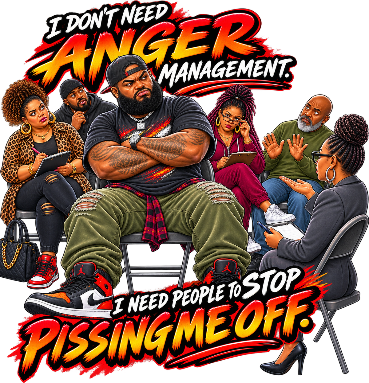 I Don’t Need Anger Management T-Shirt | AMC Unfiltered