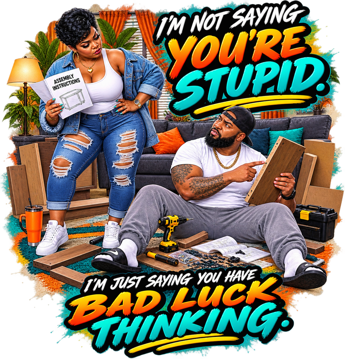 I’m Not Saying You’re Stupid T-Shirt | AMC Unfiltered