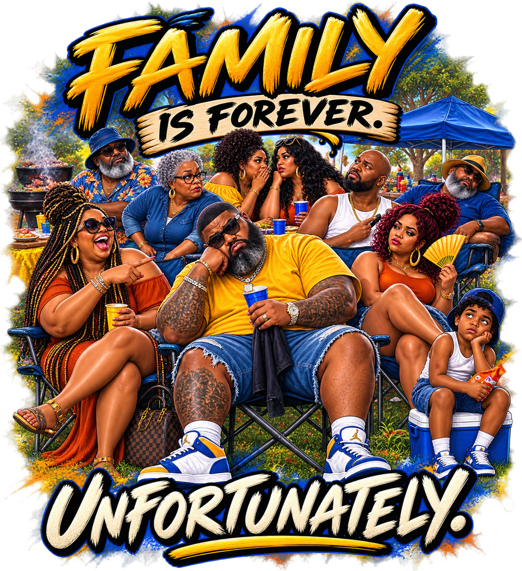 Family Is Forever Unfortunately T-Shirt | AMC Unfiltered