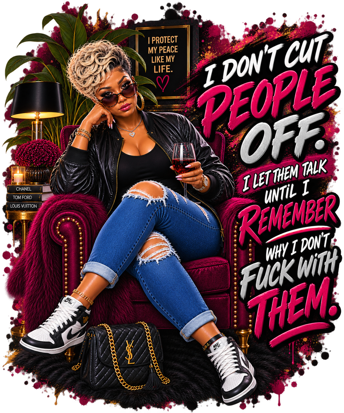 I Don’t Cut People Off T-Shirt | AMC Unfiltered