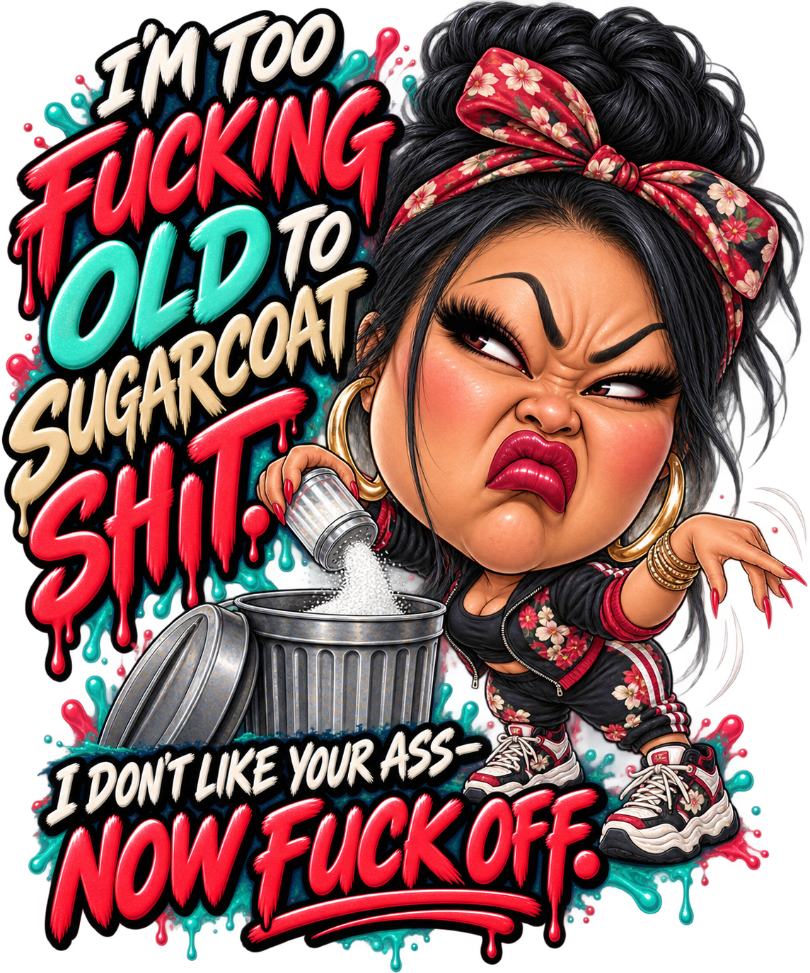 I’m Too Fucking Old T-Shirt | Badly Behaved