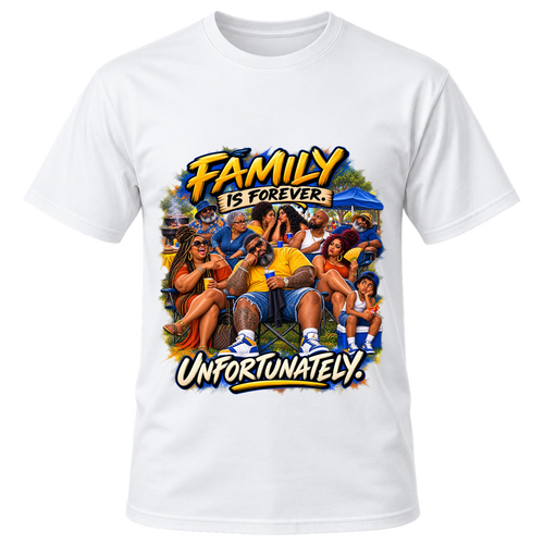 Family Is Forever Unfortunately T-Shirt | AMC Unfiltered