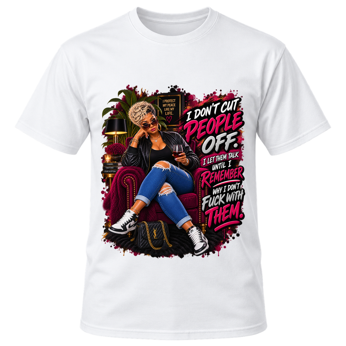 I Don’t Cut People Off T-Shirt | AMC Unfiltered