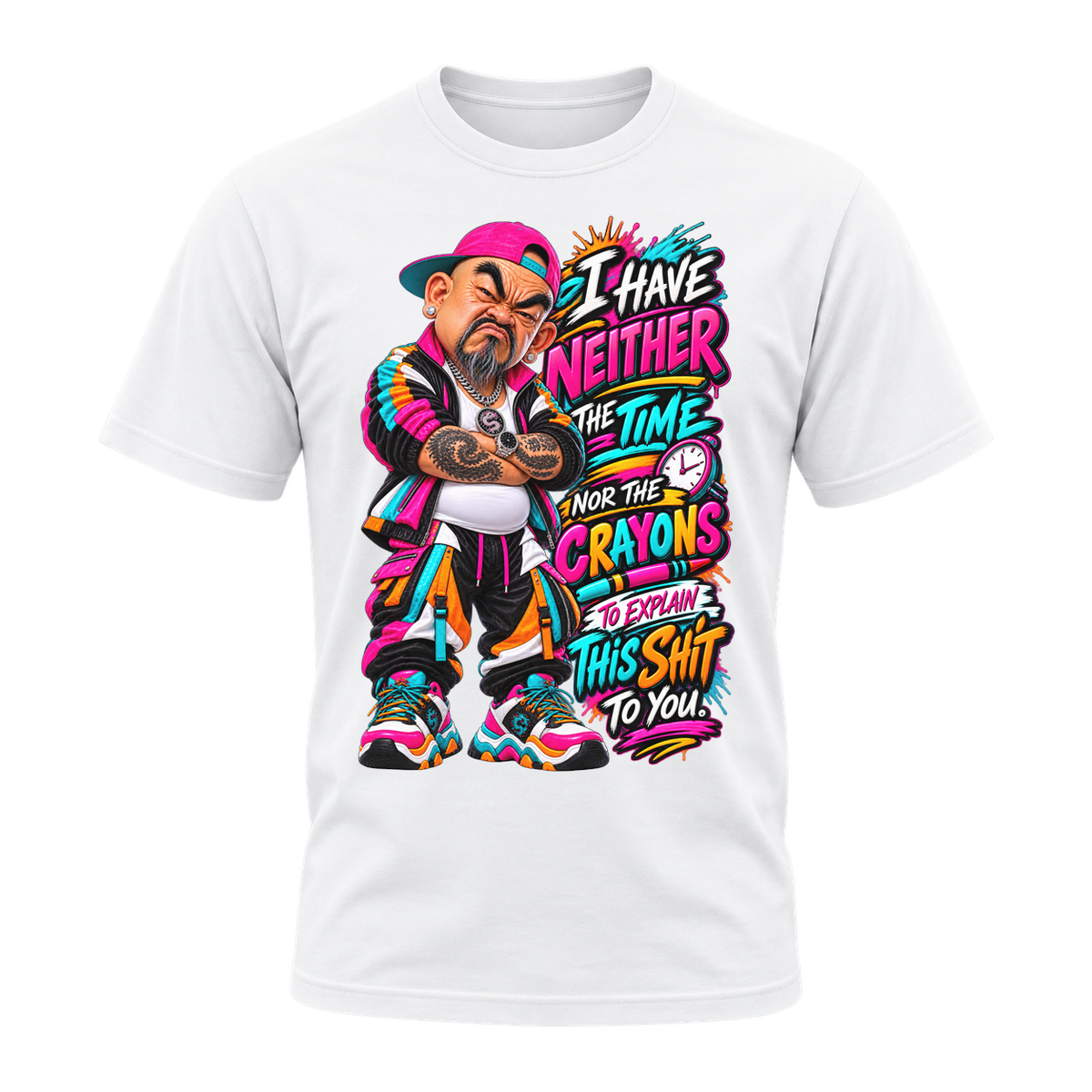 Neither the Time Nor the Crayons T-Shirt | Badly Behaved