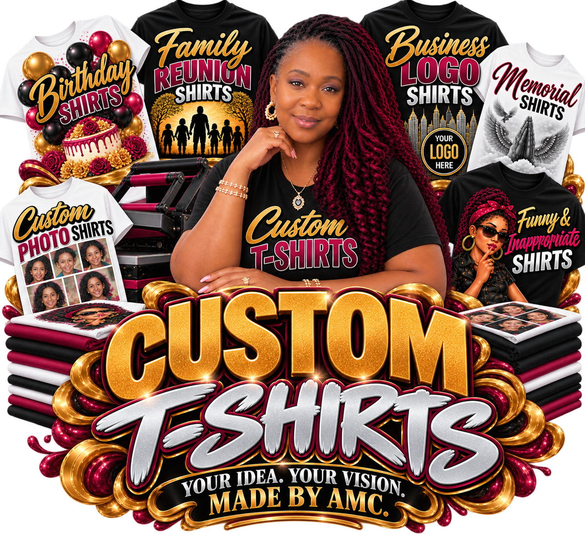Custom T-Shirt – Your Idea, Made by AMC